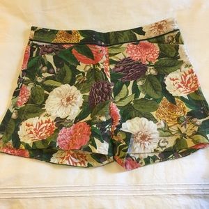 elevenses floral shorts, size 4
